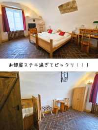 【チェコ／チェスキー・クルムロフ】中世の町家を楽しめる『ホテル U マレホ ヴィットカ』
