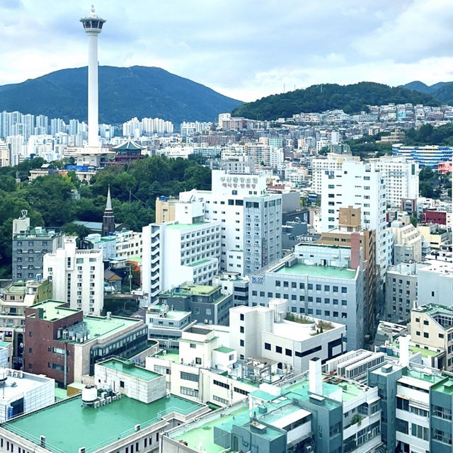 南浦洞　ロッテ百貨店の屋上はすごかった‼️
