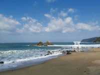 糸島 海裡的白色鳥居