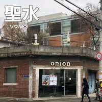 [聖水🇰🇷ソウル]ソウルで人気のパン屋さん[onion 聖水店 어니언 성수점]