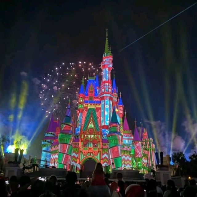 The Disney World Christmas Parade, Florida 