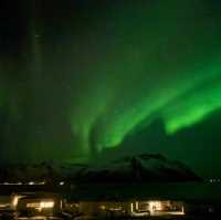 The universe is calling ⚡️Northern light in Svolvær, Norway 🇳🇴 