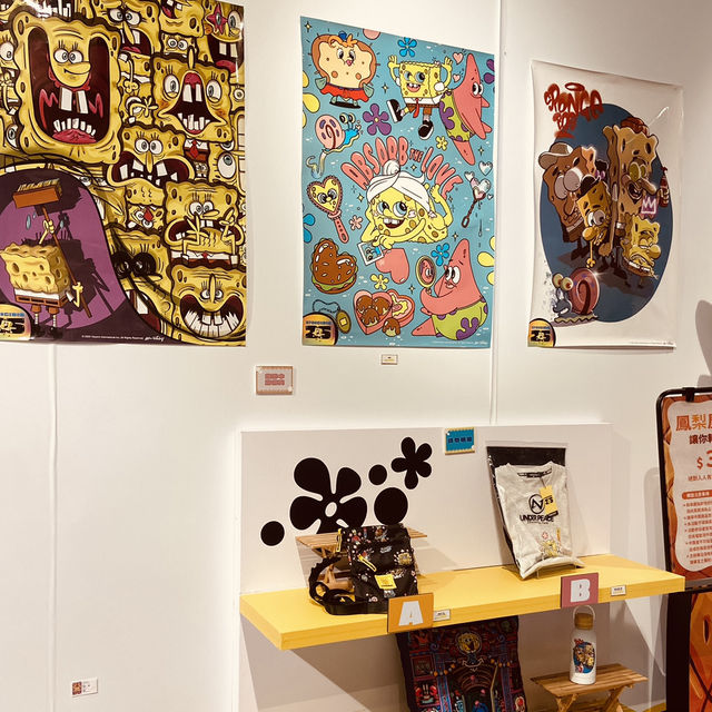 超有設計感！海綿寶寶25週年期間限定店