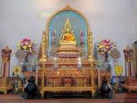 นั่งรถไฟฟ้าสีชมพูมา🙏วัดพระศรีมหาธาตุ
