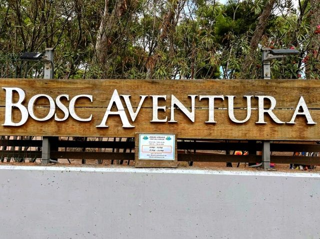 全家人都可以在 Bosc Aventura 盡情享受歡樂