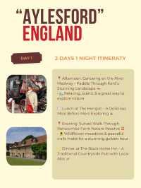 Aylesford itinerary 