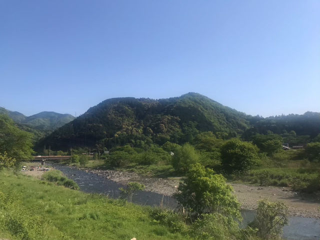 牧田川でタープを張ってBBQ！自然の中で楽しむアウトドア体験🍖🌳