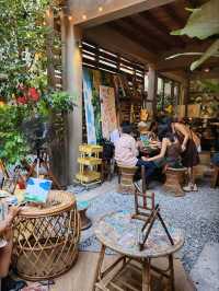 【バンコク】アートワークが出来る自然派カフェ🍀