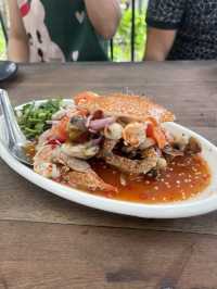 น้ำลายแตก ร้านยำชื่อดังในอำเภอทุ่งสง🌶️
