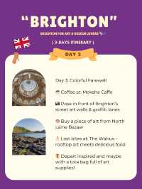 Brighton 3-days itinerary 💗
