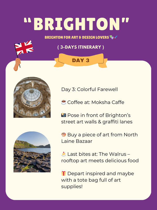 Brighton 3-days itinerary 💗