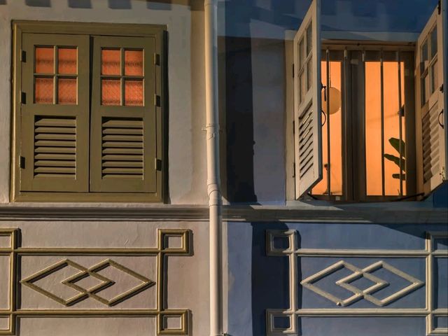 Peranakan shop houses 