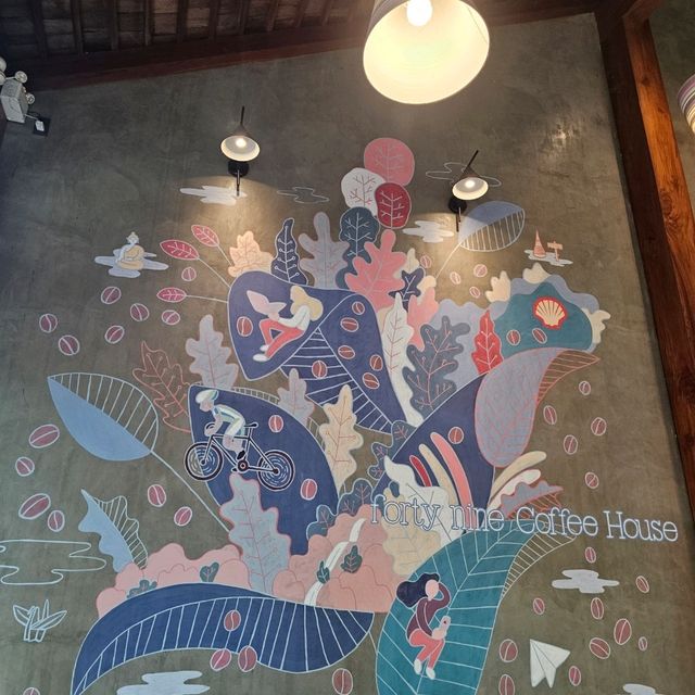 คาเฟ่สุดฟิน ในปั๊มน้ำมัน - FORTY-NINE Coffee House