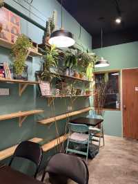 Cafe in the best natural forest smell