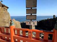 🌊 Udo Jingu – A Serene Cliffside Shrine by the Sea