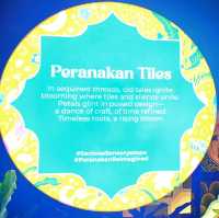 The vibrant and colorful Peranakan Tiles