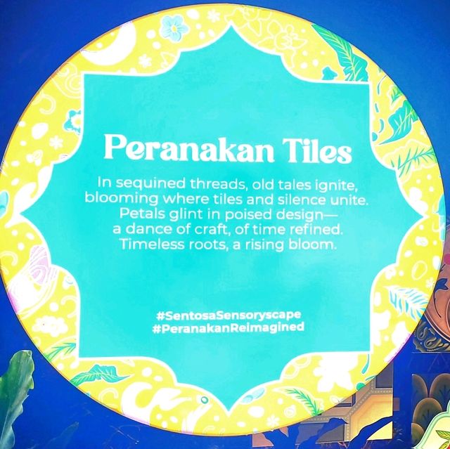 The vibrant and colorful Peranakan Tiles