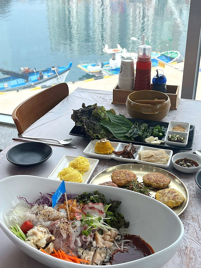 속초 대포항이 한눈에 보이는 곳에서 먹는 오션뷰 맛집