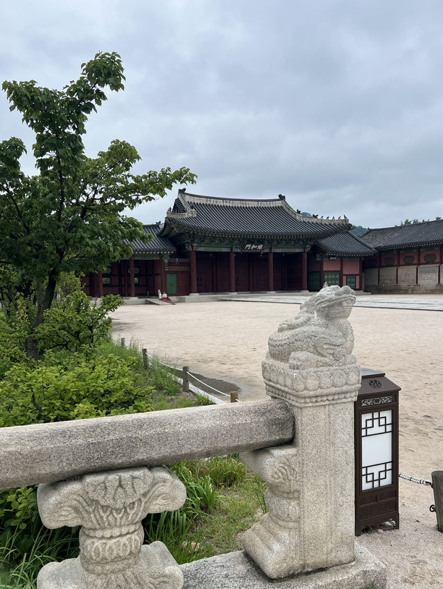 광화문과 경복궁 근정전