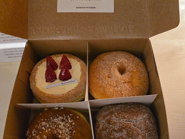 [Banafsha Patisserie] Great donut place in Padang Indonesia 