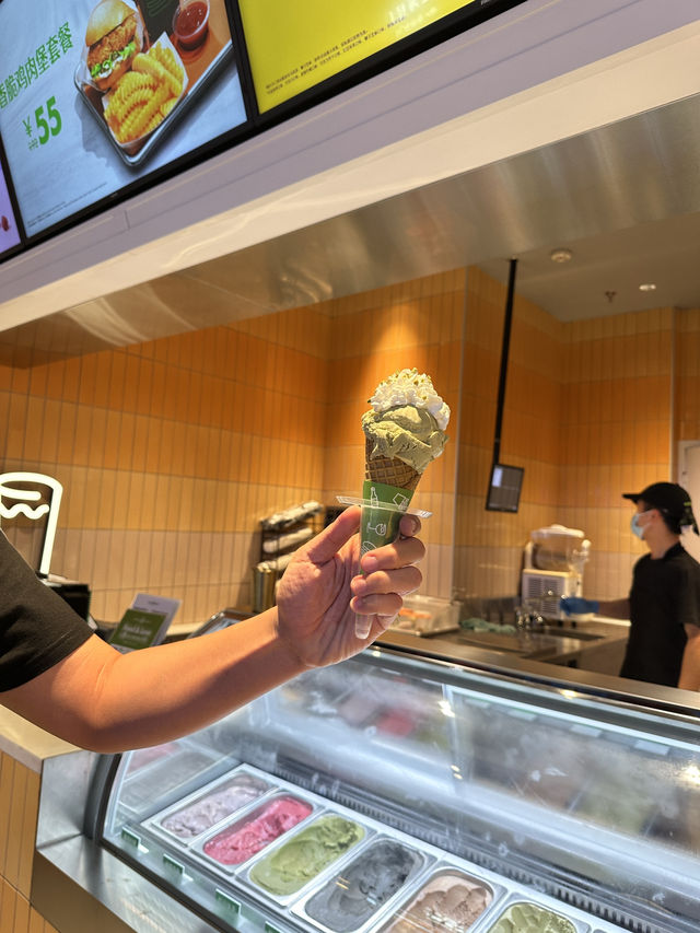 ไอศกรีมที่Shake Shack Scoop เซี่ยงไฮ้