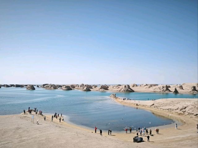 Wild Desert at Shuishang Yardang