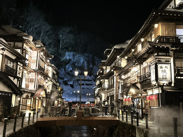 🏮走進雪夜的童話世界｜銀山溫泉散策記❄️