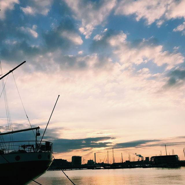 🇳🇱アムステルダム NDSMワーフで夕焼け散歩＆ディナー体験