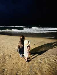 Happiness is… building sandcastles with my little ones.