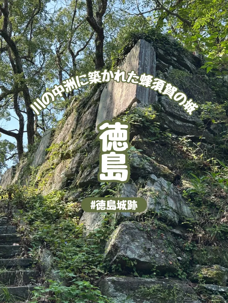 【도쿠시마】 하스카 27.5만석의 거성 “도쿠시마성”은 강의 나카스에 세워진 성이었습니다 🏯