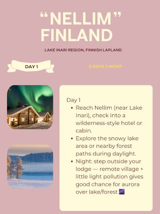 A Trip in Nellim, Finland (Lake Inari region, Finnish Lapland) 