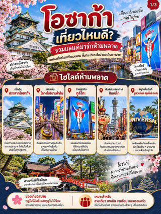 🇯🇵✨ 大阪:去哪裡玩?完整的旅遊、美食、購物和交通指南,盡在3頁!