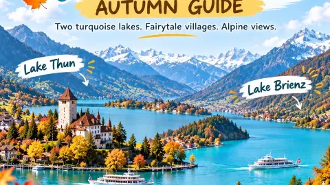 🇨🇭🍂 Epic Switzerland Autumn Guide: Lake Thun & Lake Brienz — traveler post in Beatenberg
