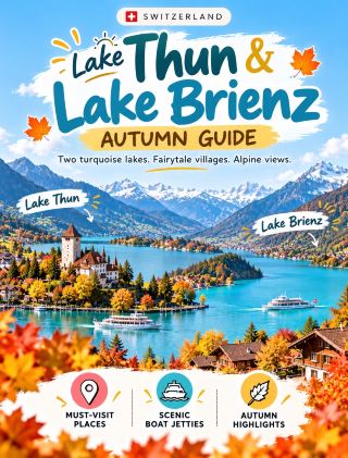 🇨🇭🍂 瑞士秋季旅遊指南：圖恩湖和布里恩茨湖
