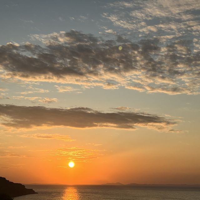 Admiring the sunset 🌅 in Sorrento 🍋