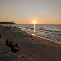 Charles Clore park and beach in Tel Aviv 