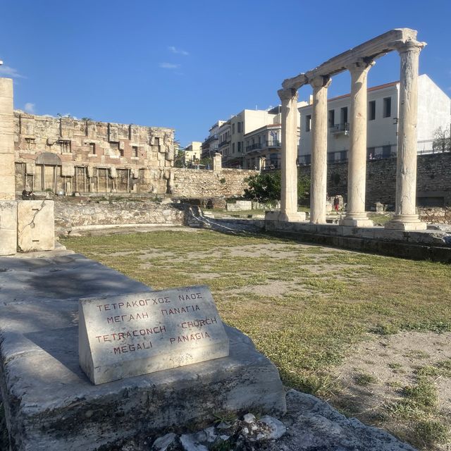 The Stunning Library of Hadrian in Athens