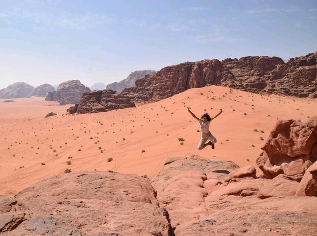 The red desert of Wadi Rum 🇯🇴