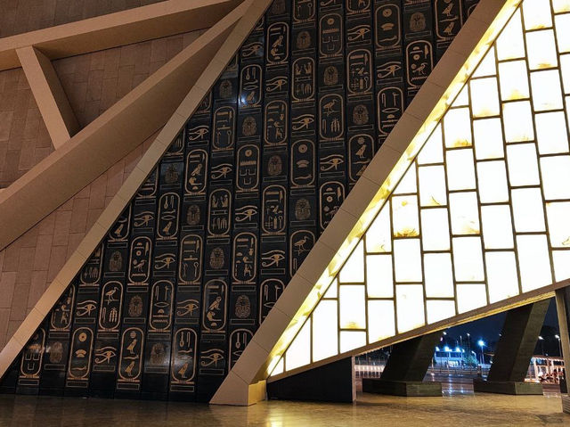 new Grand Egyptian Museum. The largest archaeological museum in the world