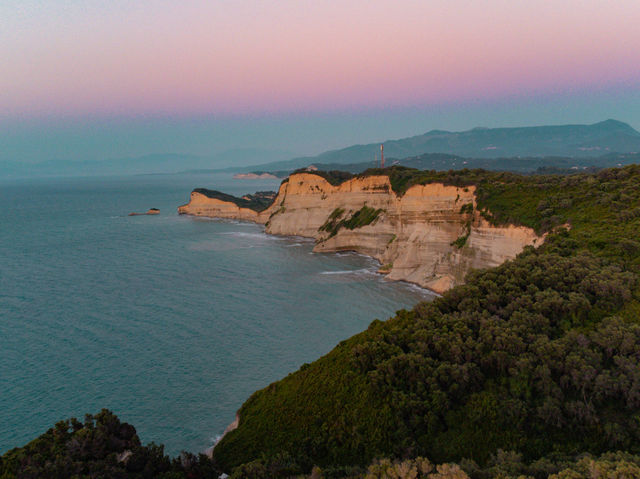 Corfu's Dramatic Limestone Formations: Cape Drastis