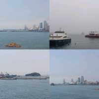 Qingdao, finally walking, relaxing on the beach