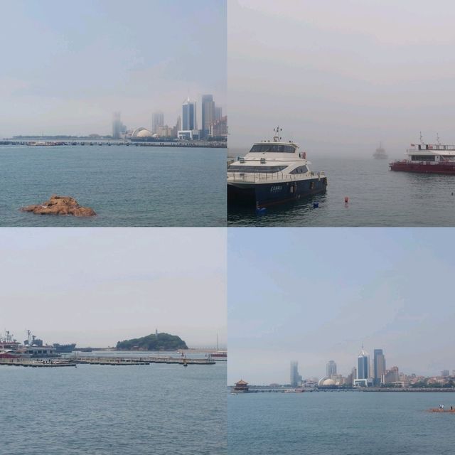 Qingdao, finally walking, relaxing on the beach