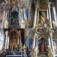 The churches are very nice in Győr, Hungary