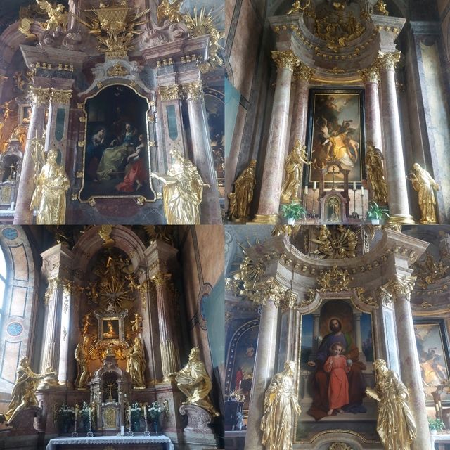 The churches are very nice in Győr, Hungary
