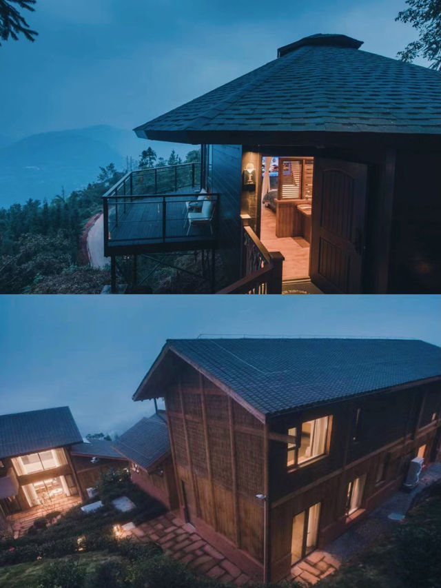 在樹屋裡發呆看雲海！樂山這家神仙民宿太絕