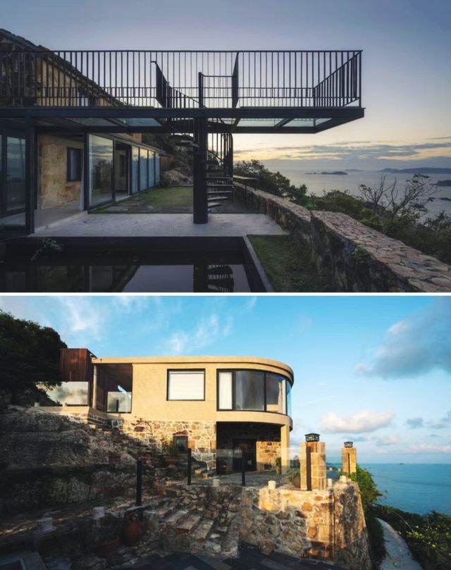 溫嶺·靜沁有墅住進石塘面朝大海的花園石屋