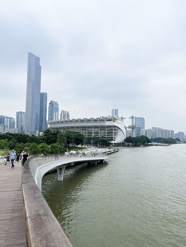 廣州景點｜海心橋 Haixin Bridge