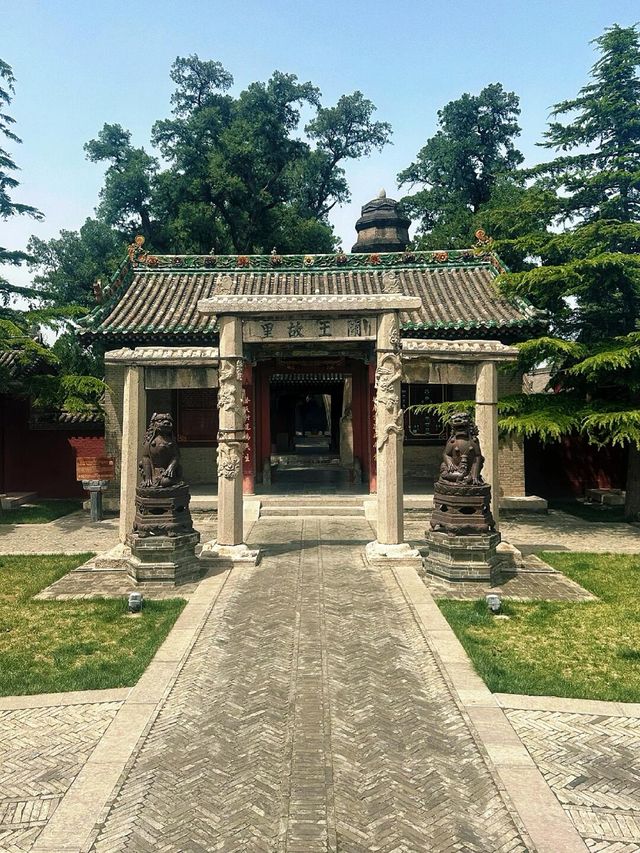 運城常平關帝廟|關公文化最早的發源地 這座廟宇原是關羽的故宅，關羽從出生到避禍出逃之前一直生活於此。