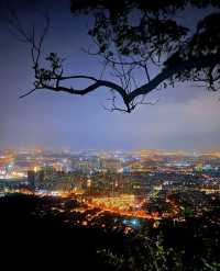 龍泉山，夜景。