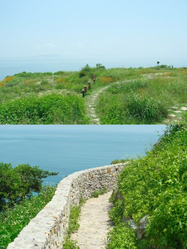 懸崖海景！坐在這露營發呆好幸福